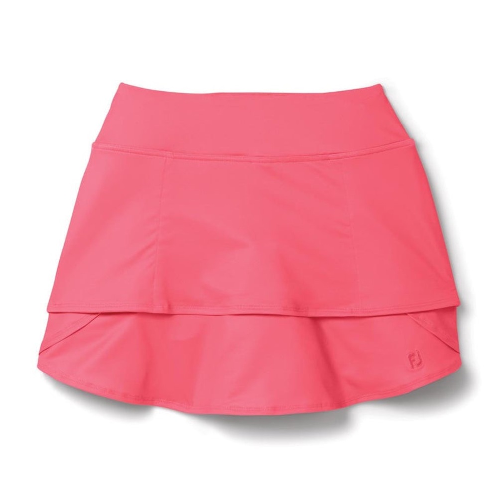 FootJoy Performance Layered Skort ✧ Bright Coral ✧ Size L